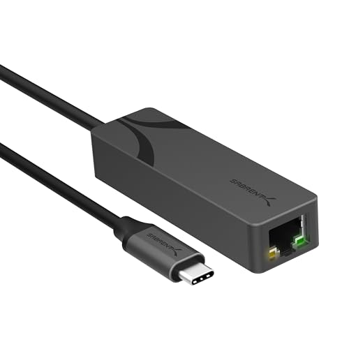 sabrent usb-c lan ethernet adapter 5g 5gbe netzwerkadapter für windows macos linux