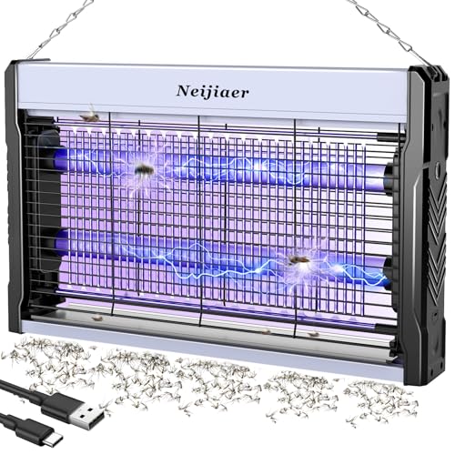 Produktbild: neijiaer insektenvernichter 3200v usb mückenlampe wandmontiert insektenfalle für innen außen
