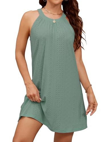 Produktbild: stylsense strandkleid damen bikini cover up, leichtes sommerponcho trägerkleid