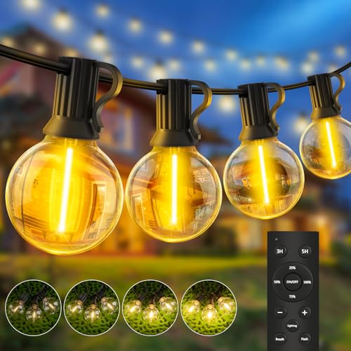 led fairy lights 20 m g40 outdoor lichterkette mit fernbedienung wetterfest