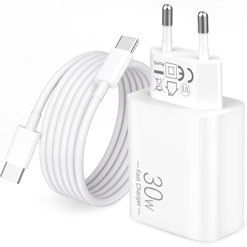 30 w usb c charger für iPad Pro/Air 10/11, iPhone 15/17, 2 m schnelllade kabel