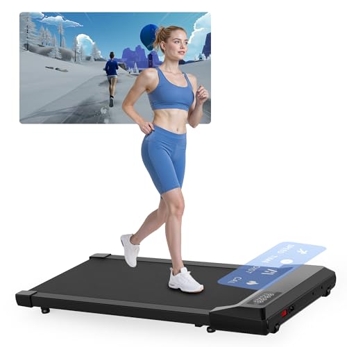 Produktbild: lacuffy walking pad leise laufband für zuhause max 136 kg app control, training courses