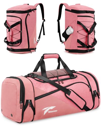 sporttasche rucksack für herren und damen 45-63l erweiterbar mit schuhfach und laptopfach, tolaccea