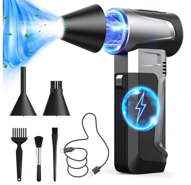 Produktbild: elektrisches staubgebläse 160000 u/min 3 stufen 5000mah für 19,97 euro