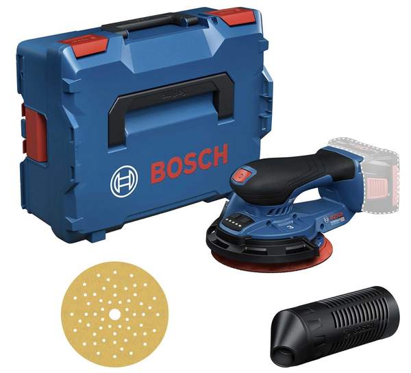 bosch professional exzenterschleifer gex 18v-150-3 Akku mit l-boxx und Zubehör