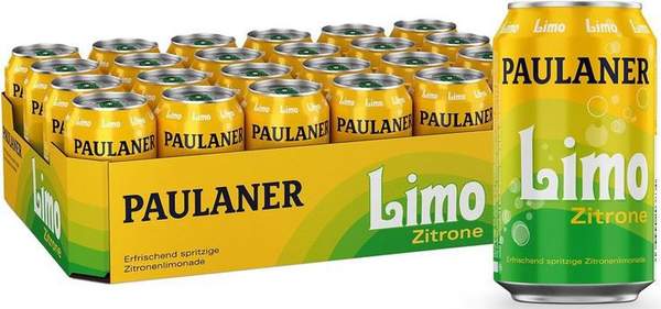 paulaner limonade zitrone 24er pack, 0,33L ab 15,29 (statt 20)