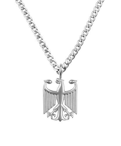 Produktbild: deutschland bundesadler kette edelstahl original, für männer und frauen