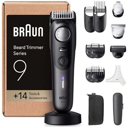 braun bt9565 barttrimmer mit 14 barber-tools, 129,99 euro, statt 156 euro
