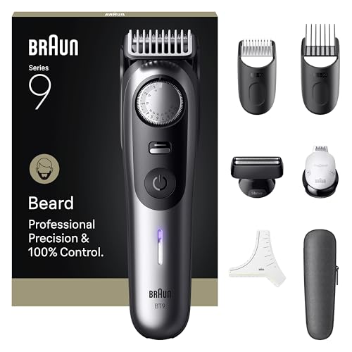 braun barttrimmer series 9 mit 52 längen, 180 min akkulaufzeit, bt9520
