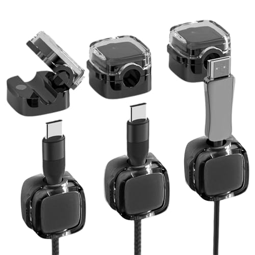 selbstklebende kabelhalter 6 stück kabelclips selbstklebend kabel organizer für zuhause büro auto
