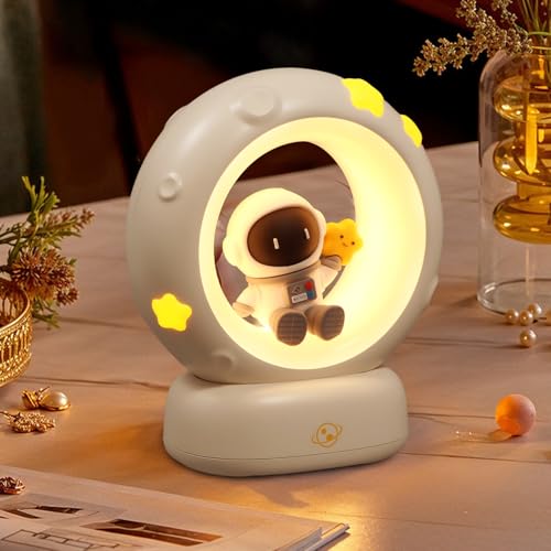 Produktbild: focenat nachtlicht astronaut, dimmbar, touch, tragbar, kinder lampe, babyzimmer