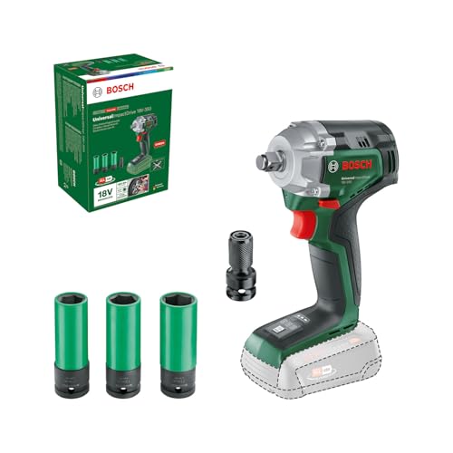 bosch akku-schlagschrauber universalimpact 18v grün 2-gang mit 1 akku