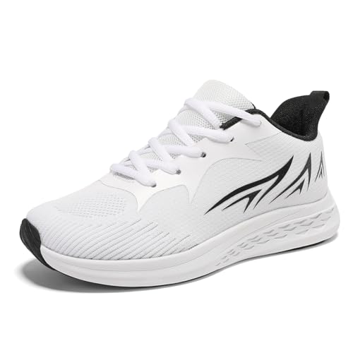 jawixu hallenschuhe männer und frauen turnschuhe lauf- und sportschuhe schwarz weiß 43 eu
