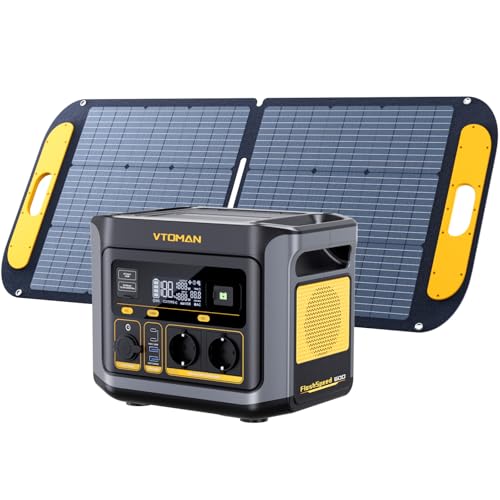 vtoman flashspeed 600 tragbare powerstation 499wh 110w solarpanel camping generator