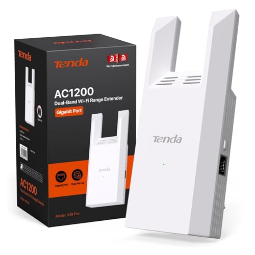 wlan verstärker tenda a18 pro repeater ac1200 dualband 2,4ghz 5ghz