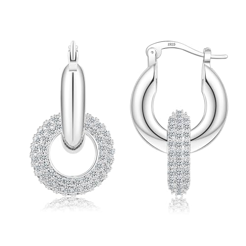 mucca ohrringe silber 925 hängend kreolen stern herzform schmetterling mit zirkonia