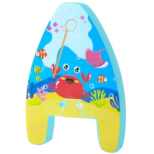 Produktbild: HeySplash schwimmbrett kinder erwachsene schwimmhilfe mit wassersprüher blau