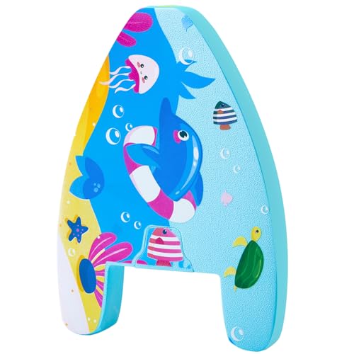 Produktbild: HeySplash schwimmbrett kinder erwachsene, schwimmhilfe kickboard mit sprüher, blau