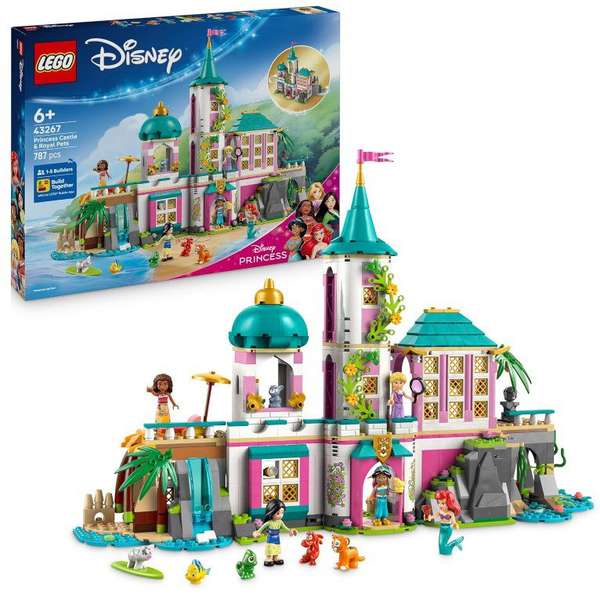 lego disney prinzessinnenschloss 43267 mit mini-figuren für 71,96 euro