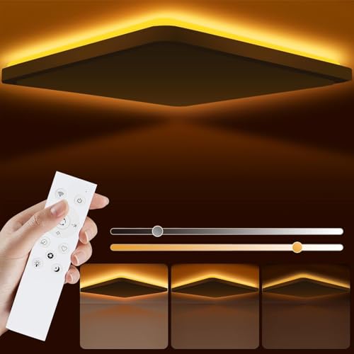 Psatfito G LED Deckenleuchte dimmbar 24W 3200LM 30cm 6500K-3000K für Küche Schlafzimmer