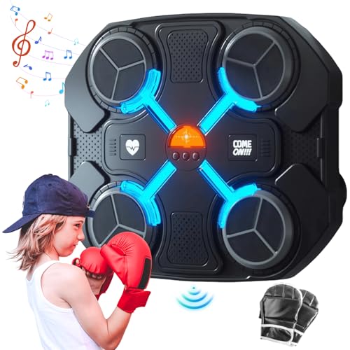 music boxing machine für kinder mit zählfunktion, bluetooth und licht