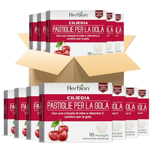 herbion naturals losanghe mit kirscharoma, 18 bonbons, 48 schachteln