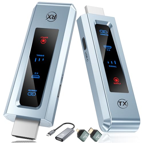 Produktbild: wireless hdmi transmitter und receiver 30m stabile verbindung plug & play für laptop pc hdtv projector
