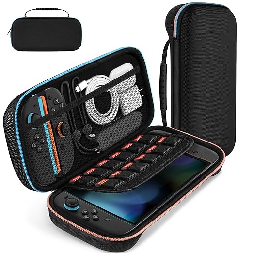 ivoler Tasche für Nintendo Switch 2 (2025)  Hard Shell, 12 Spielspeicher