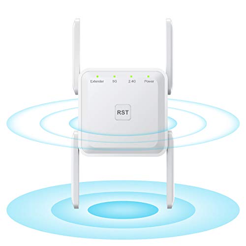 wlan repeater ac1200 dualband verstärker bis 13800sq.ft, kompatibel mit allen geräten, c-wr-c001