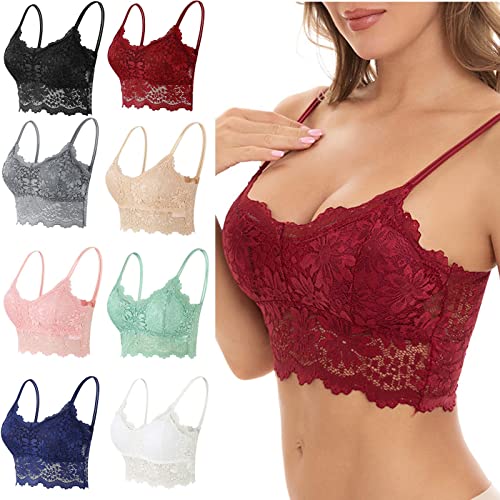 BH Damen ohne Bügel Push Up Seamless Bralette Bustier Baumwolle Sport Yoga M L
