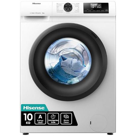 waschmaschine hisense wf1q1041bw mit dampffunktion 10kg für 364,65 statt 499