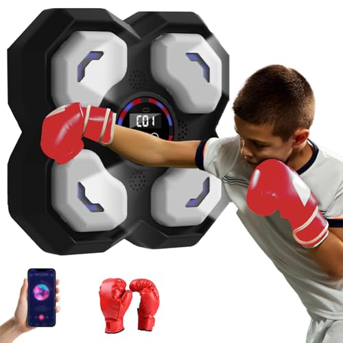 kinder music boxing machine, led musik boxmaschine, bluetooth, 9 geschwindigkeiten, 5 modus