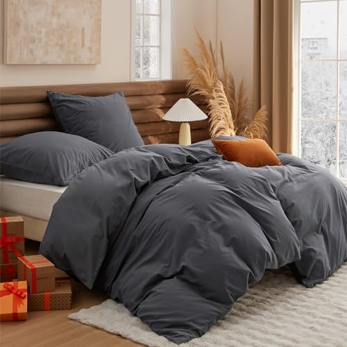 BEDSURE Bettwäsche 135x200 cm, 4-teilig, aus Baumwolle, atmungsaktiv