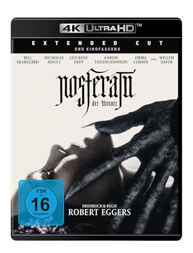 Nosferatu - Der Untote 2024 Blu-Ray 4K Ultra HD - IMDb 7.1 - FSK 16