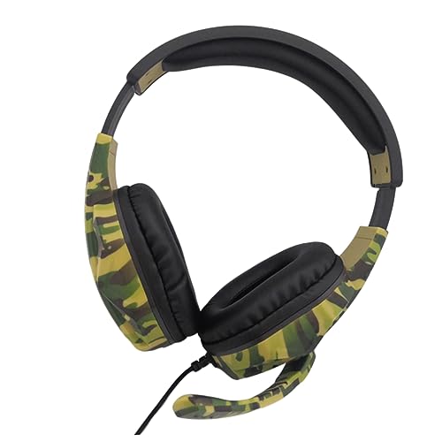 HOMSFOU gaming headset mit mikrofon, komfortable kopfhörer für computer und laptop
