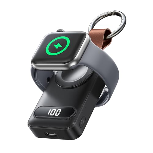 zkapor kabelloses ladegerät 2000mAh für apple watch mit led-anzeige und power bank