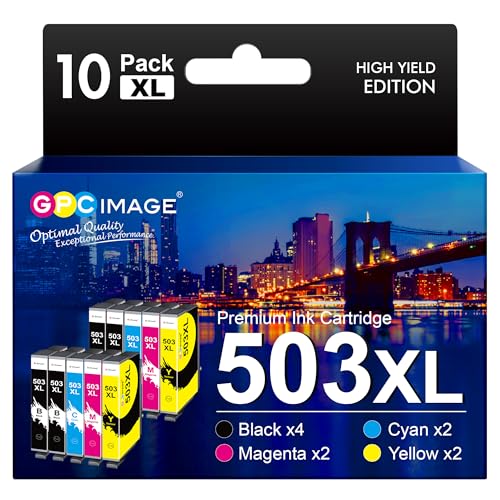 GPC 503XL Patronen kompatibel für Epson XP 5200 WF 2960 Multipack 10er-Pack