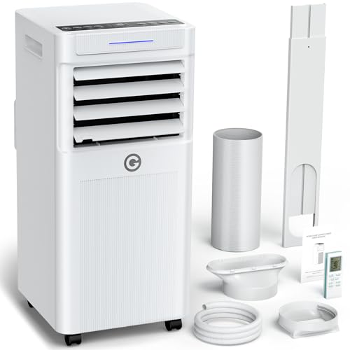 mobile klimaanlage 7000 btu 3-in-1 kühlen entfeuchten luftzirkulation leise für räume bis 68 m