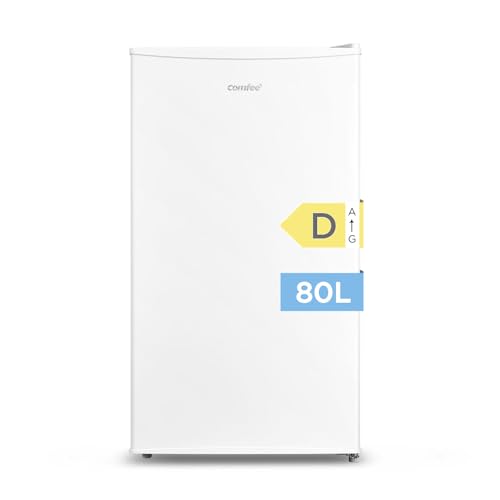 comfee rcd80wh3(e) kühl-gefrierkombination 80l, 12l freezer, inverter, weiß