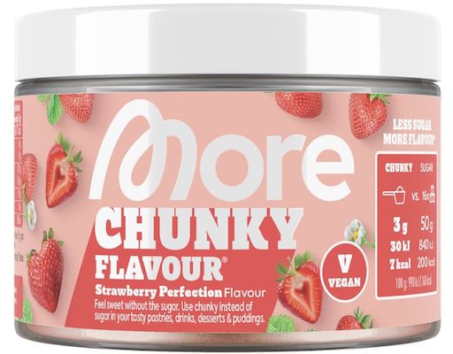 more chunky flavour erdbeeren 150g für 9,49 (statt 12)