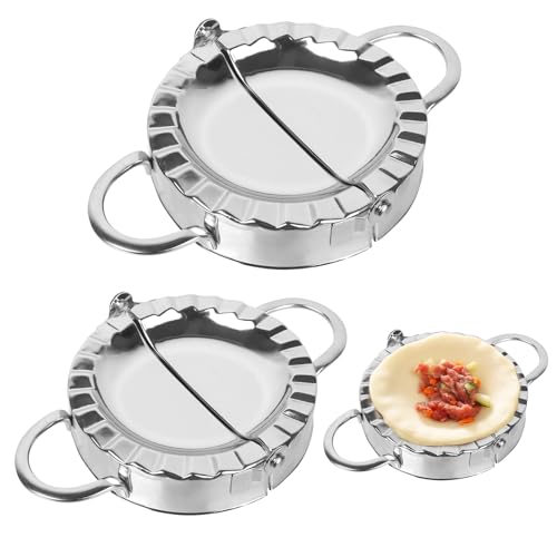 figarge knödelmaschine empanada presse fleischkuchenschneider edelstahl 9.5cm 7.5cm