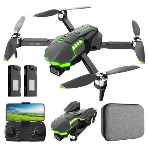 drohne kamera 1080p kinder bürstenloser motor rc quadcopter anfänger grün