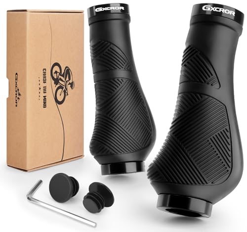 gxcror ergonomische fahrradgriffe 22.2 mm rutschfeste gummigriffe für mtb e-bikes
