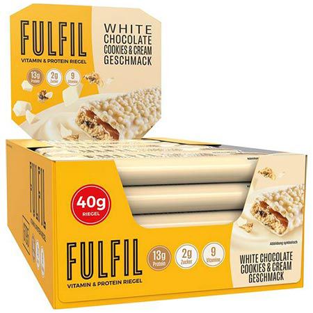 fulfil proteinriegel cookies & cream 15er pack für 24,93 statt 30