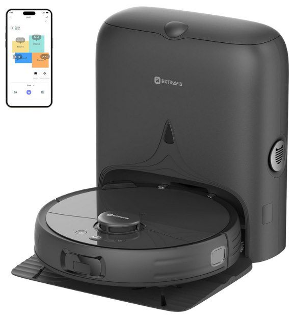 saugroboter extravis t5 mit wischfunktion und absaugstation für 255,99 euro
