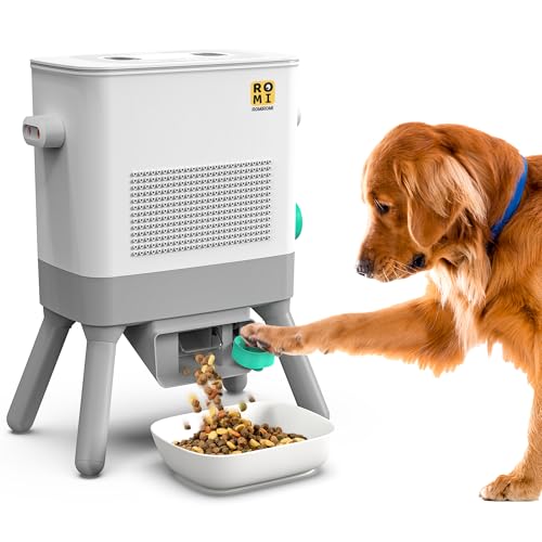 romiromi automatischer futterspender katze hund 8,5l interaktive futterstation