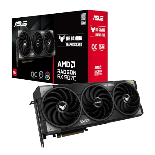 asus tuf gaming radeon rx 9070 grafikkarte, tuf-rx9070-o16g-gaming