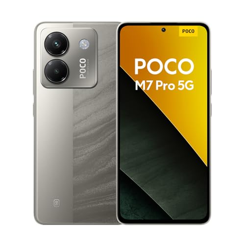 poco m7 pro 5g smartphone 8+256gb silber 50mp kamera 5110mah akku 120hz amoled