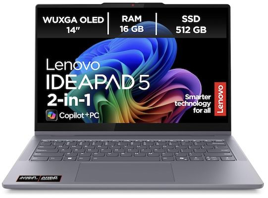 lenovo ideapad 5 ai laptop 14 Zoll 16GB RAM 512GB SSD für 829,99 Euro