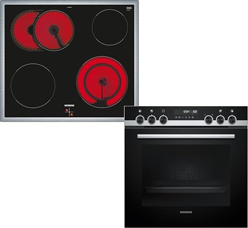 siemens einbau herd set HE578BBS3 mit pyrolyse und EA64RGNA1E elektrokochfeld